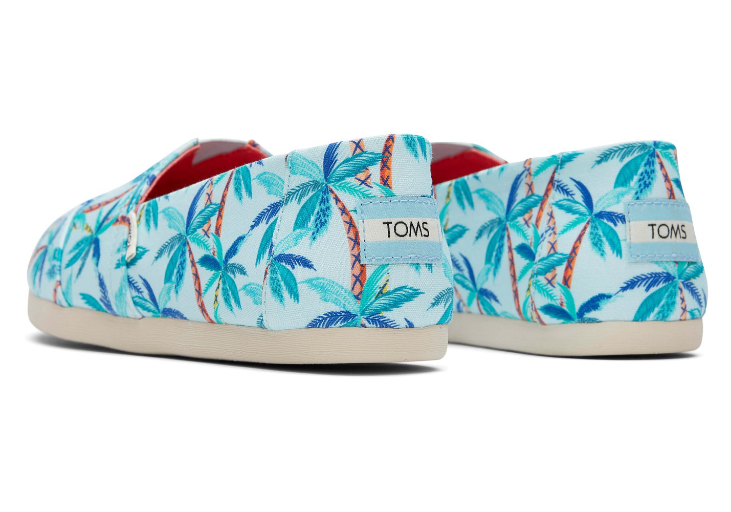 Toms Espadryle Damskie Niebieskie - Alpargata Paper Source - 96MQNKEID